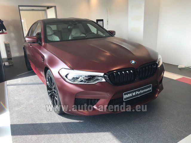 Rental BMW M5 Performance Edition in Belgium