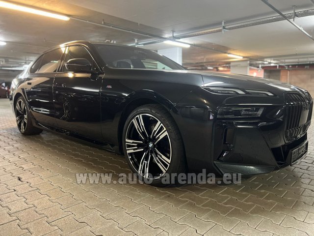 Rental BMW 740d Long XDrive 2024 in Brussels Airport