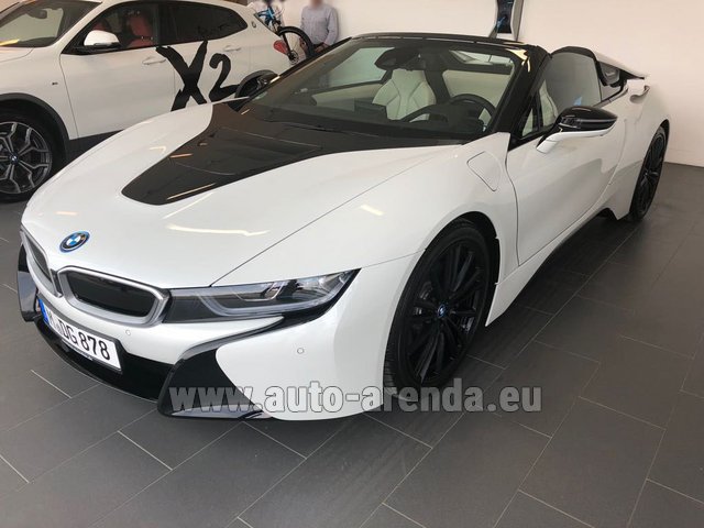 Rental BMW i8 Roadster Cabrio First Edition 1 of 200 eDrive in Belgium