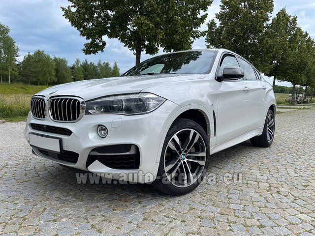 Rental BMW X6 M50d M-SPORT INDIVIDUAL (2019) in Brussels Airport