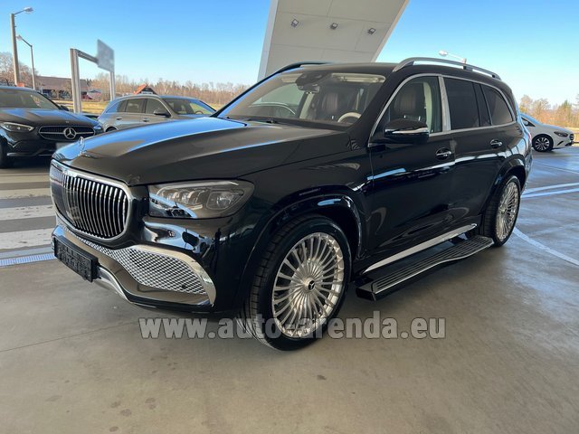 Rental Maybach GLS 600 E-ACTIVE BODY CONTROL Black in Bruges
