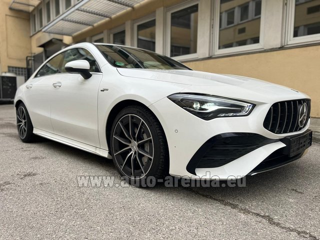 Rental Mercedes-Benz AMG CLA 35 4MATIC Coupe in Antwerp
