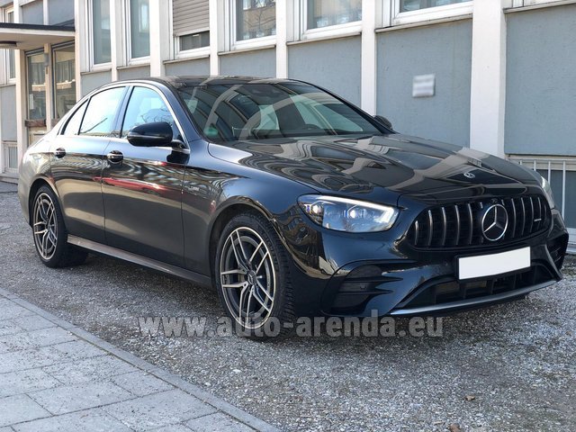 Rental Mercedes-Benz AMG E 53 4MATIC+ Turbo in Brussels Airport