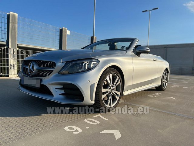 Rental Mercedes-Benz C-Class C 200 Cabriolet AMG Equipment in Brussels Airport