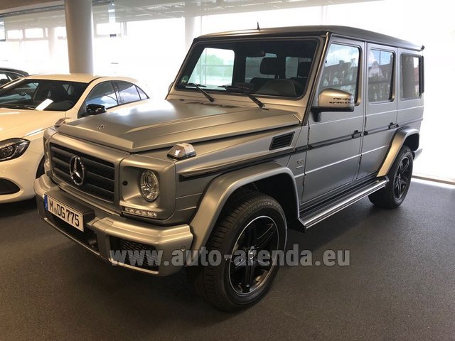 Rental Mercedes-Benz G-Class G 500 Limited Edition in Brussels Airport