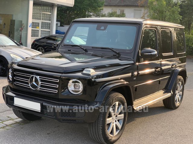 Rental Mercedes-Benz G-Class G500 Exclusive Edition in Brussels Airport