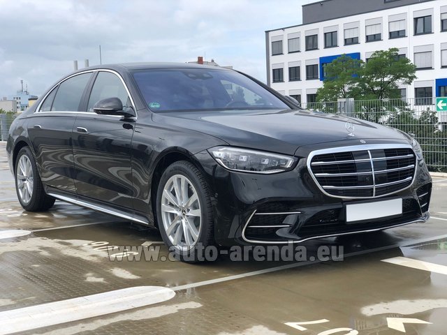 Rental Mercedes-Benz S-Class S 350 Long 4Matic Diesel AMG equipment W223 in Brussels Airport