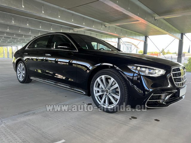 Rental Mercedes-Benz S-Class S400d 4Matic AMG equipment in Brussels Airport
