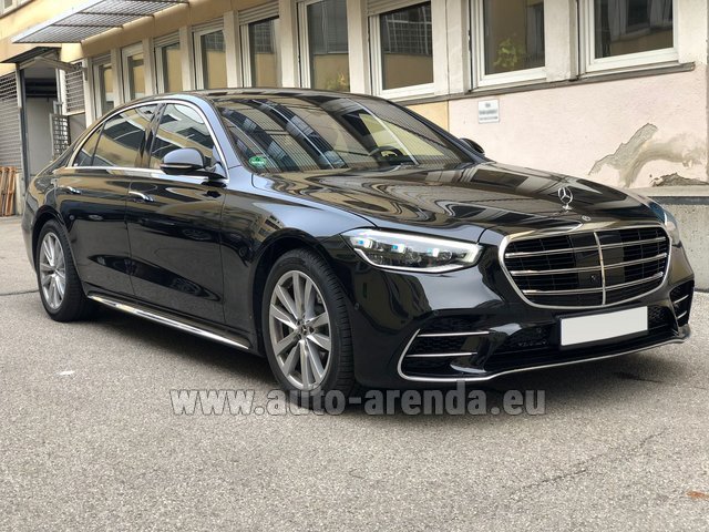 Rental Mercedes-Benz S-Class S580 Long 4MATIC AMG equipment W223 in Charleroi