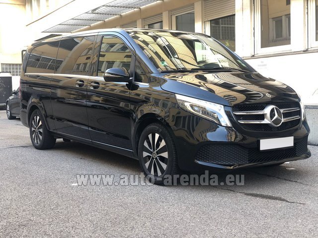 Rental Mercedes-Benz V-Class (Viano) V 300d extra Long (1+7 pax) AMG Line in Brussels Airport