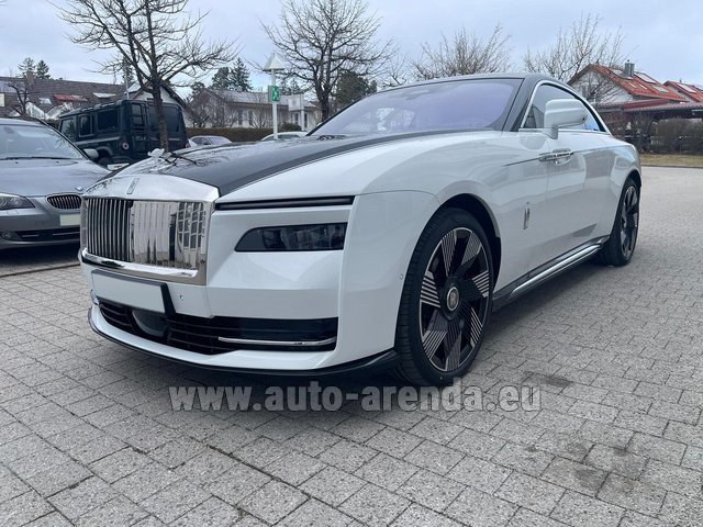 Rental Rolls-Royce Spectre Coupe Luxury Electric 2024 in Brussels Airport